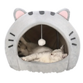 Cozy Cat Bed: Warm Pet House, Kitten Cave, and Sleeping Bag