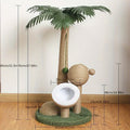 Coconut Tree Cat Scratching Post with Ball Toy