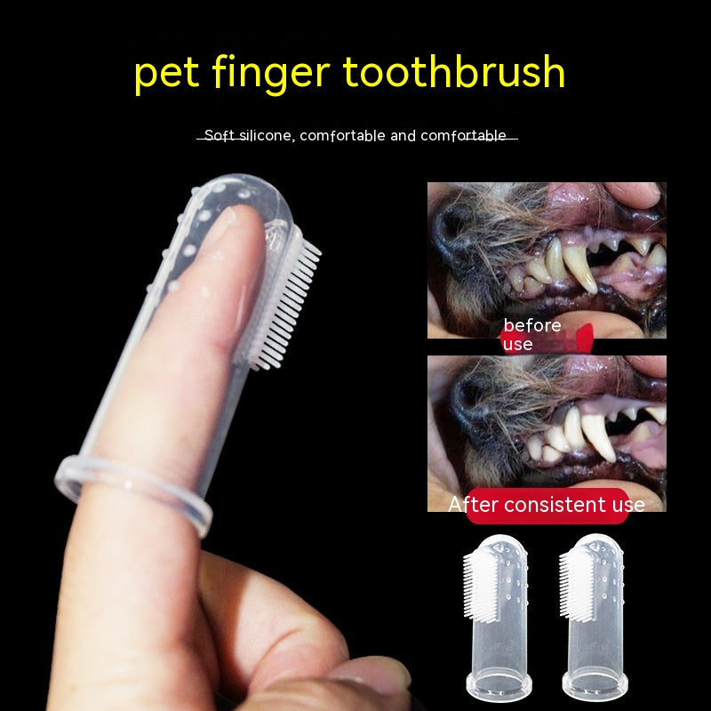 New Pet Silicone Finger Toothbrush